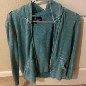 Small blue zip up hoodie